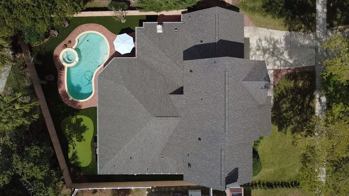 Shingle Roof — Aerial