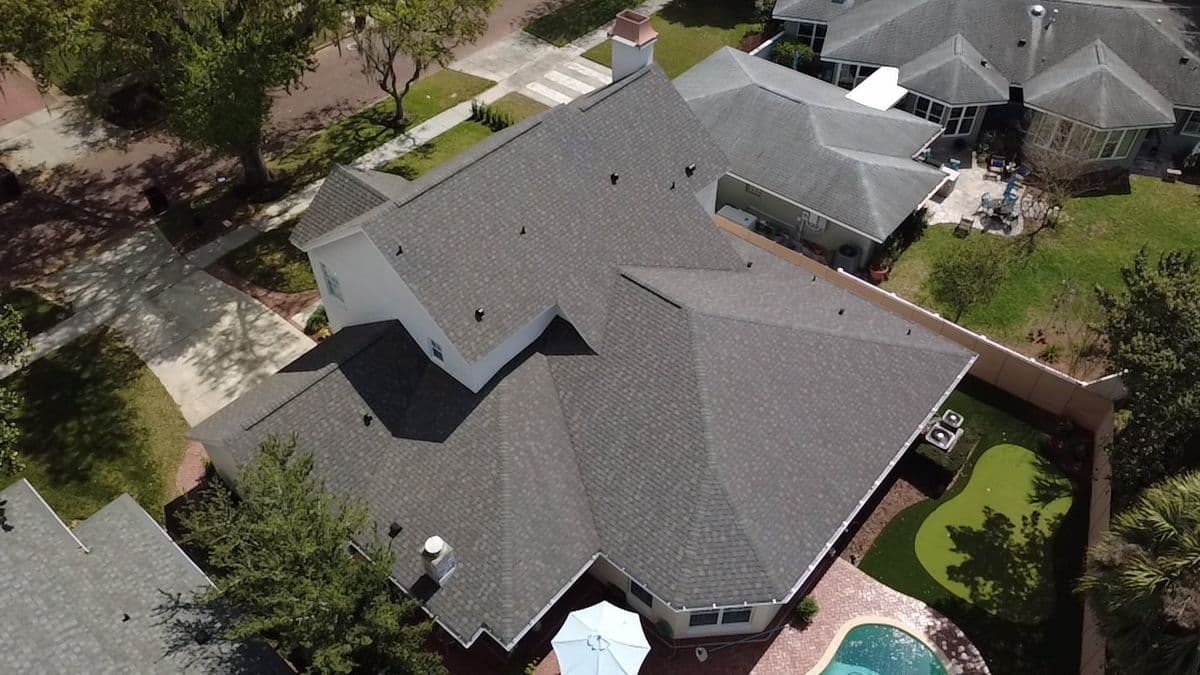 Shingle Roof — Aerial