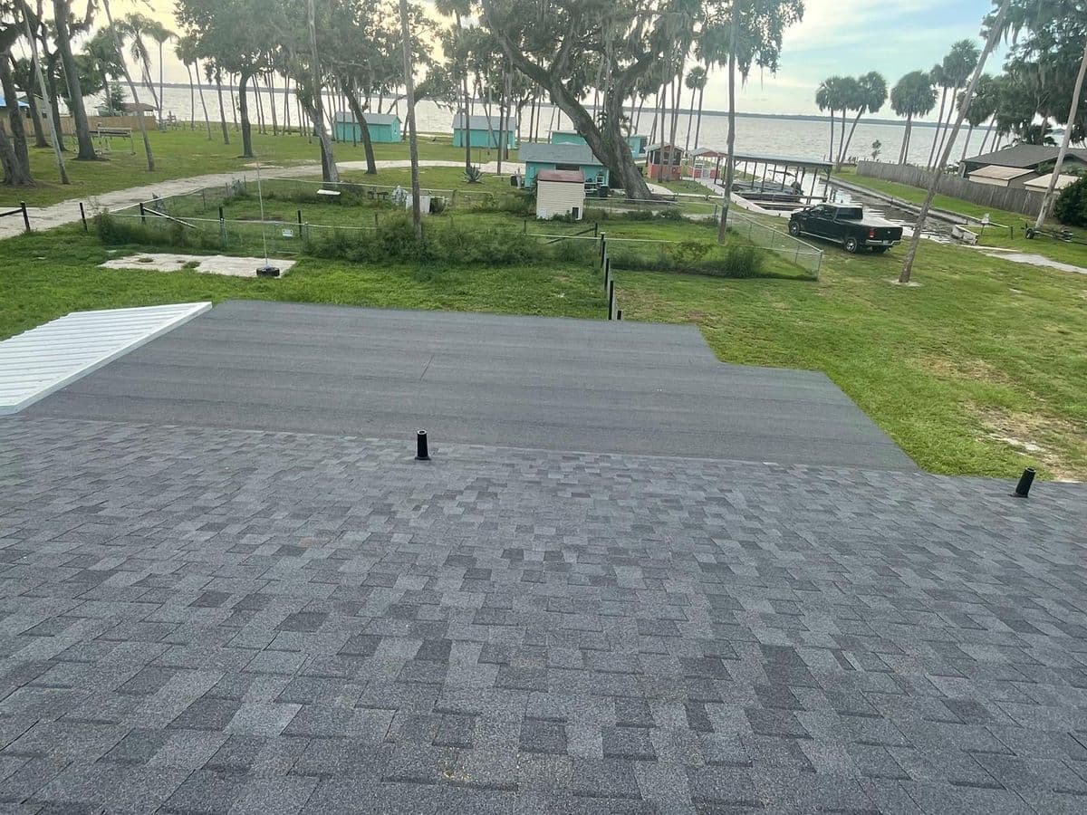 Flat Roof to Shingle Transition