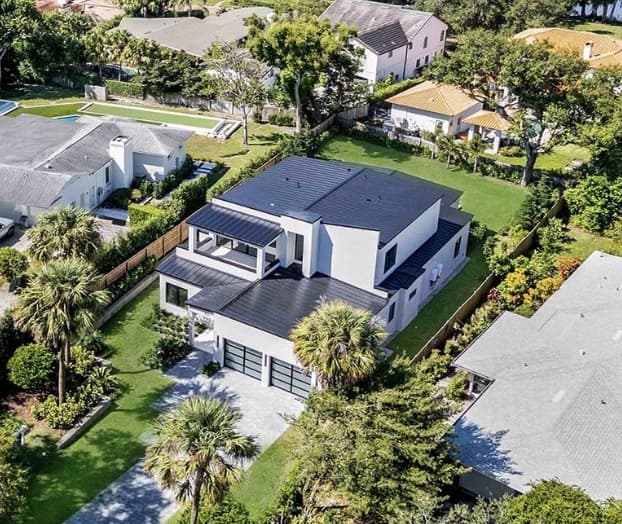 Standing Seam Metal Roof — Aerial