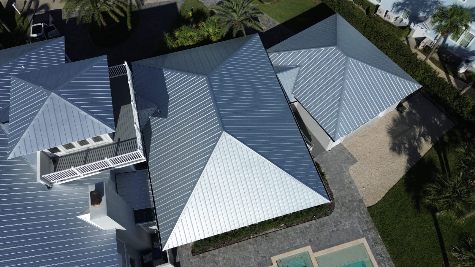 5v Exposed Fastener Metal Roof Replacement in Oakhill, FL - image 2