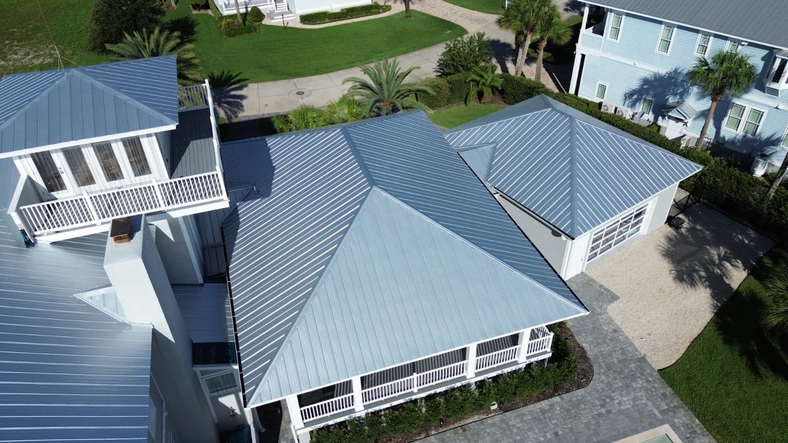 5v Exposed Fastener Metal Roof Replacement in Oakhill, FL - image 3